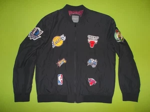 Custom Bomber Jacket NBA TEAMS (XL) PRIMARK PERFECT Basketball LAKERS CELTICS - Picture 1 of 14