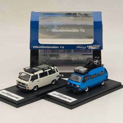 Brand New Mortal 1:64 VW T3 Van Collection Diecast Toys Car Model Miniature Gift - Imagem 1 de 4