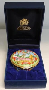 Halcyon Days Enamels Winnie the Pooh 2007 Disney Trinket Box in Original Box - Picture 1 of 8