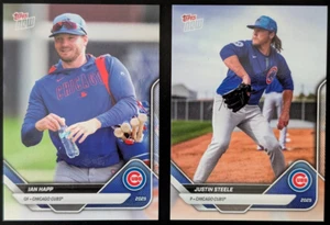 2025 Topps Now Road to Opening Day Happ OD-206 & Steele OD-207 Cubs RTOD - Photo 1 sur 1