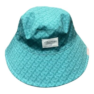 2024 Masters Ladies Green Tonal Logo Pattern Floppy Sun Hat Augusta National - Picture 1 of 3