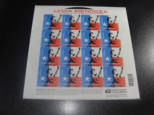 Hoja de 16 estampillas Forever de Lydia Mendoza 2013 Sc#4786 de Estados Unidos MNH XF - Imagen 1 de 1