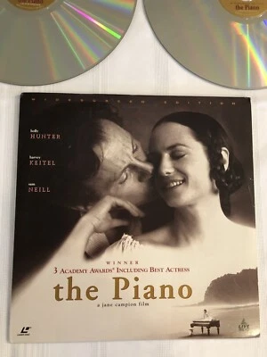 Used Laser Disc THE PIANO with Holly Hunter + Harvey Keitel 1993 Drama  - Imagem 1 de 4