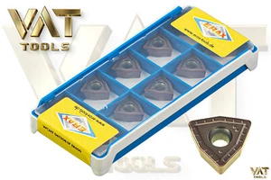 10x WCMX/WCMT placas de perforación para acero / acero inoxidable y fundición mecanizados NUEVO - Imagen 1 de 1