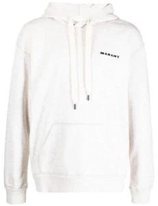 SUDADERA CON CAPUCHA BORDADA LOGO ISABEL MARANT MARCELLO HOMBRE SW0055HAA2M35H23EC - Imagen 1 de 5