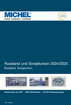 MICHEL Briefmarken Katalog Russland und Sowjetunion 2024/2025 (E 16) NEU - Bild 1 von 3