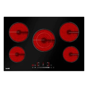 Ceramic Hob with 5 Cooking Zones, Slider Touch Control, 8200W, 77cm - Picture 1 of 10