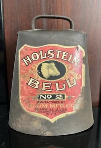 HOLSTEIN Nr. 2 KUHGLOCKE BLUM MF’G. CO COLLINSVILLE, ILL. - Bild 1 von 1