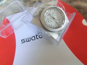 SWATCH Diaphane SVCK4045AG Chrono Armbanduhr Uhr Full Blooded white Ladies Irony - Bild 1 von 16