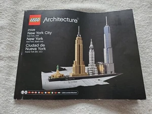 Lego Manual For Architecture New York City 21028 --Instructions Only-- - Picture 1 of 6