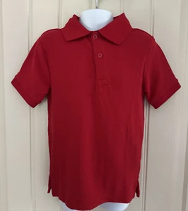 Izod Boy's Red Polo Shirt Size XXS 4/5 Collared Short Sleeve - Picture 1 of 13