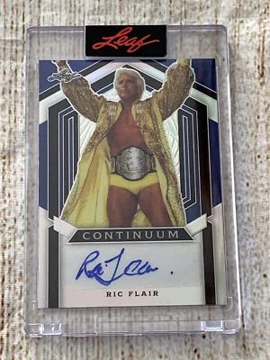 Autógrafo Ric Flair 2023 Leaf Metal Continum MC-3 #298/328 WWE WCW Foto 1 de 4