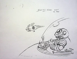 Bucky O'Hare and the Toad Wars TV Series 1991 Production COPY MODEL SHEET Marvel - Picture 1 of 2