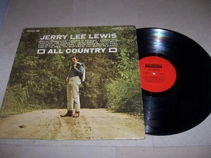 JERRY LEE LEWIS- ALL COUNTRY- 1969 COUNTRY 12" LP 33 RPM, SMASH SRS-67071 (EX) - Picture 1 of 4