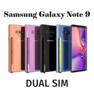 NEW Samsung Galaxy Note 9,DUAL SIM, 128GB, Unlocked Smartphone, (BLACK & SILVER)