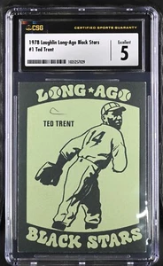 1978 Laughlin Long Ago Black Stars #1 Ted Trent Chicago American Giants - CSG 5 - Bild 1 von 2