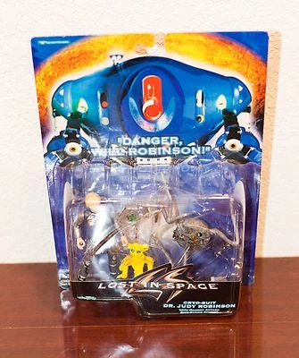 1997 LOST IN SPACE CRYO-TRAJE DR. JUDY ROBINSON & BLARP FIGURA DE ACCIÓN PAQUETE DE 2 SIN USAR, EN CAJA Foto 1 de 3