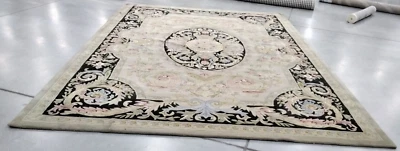 Пятнистый ковер сзади IVORY / GOLD 10 X 14 футов, сниженная цена 1172732253 SAV206A-10 - Изображение 1 из 4