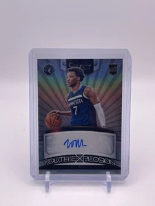 2023 Panini Select YES-WMJ Wendell Moore Jr. "Youth Explosion" ¡Auto novato! - Imagen 1 de 2