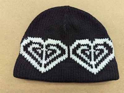 Gorro de colección Quiksilver Performance talla única negro blanco corazón Foto 1 de 4