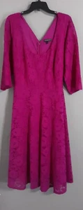 Abito estivo formale nuovo-donna Lane Bryant manica 3/4/cerniera dietro.taglia 28 - Foto 1 di 8