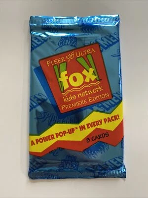 1995 Fleer Ultra Fox Kids Network Premiere Edition Trading Cards Pack New! - Image 1 of 2
