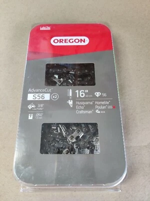 2 Pack 16" Oregon AdvanceCut Chain fits Echo CS-310 CS-330T CS-340 CS-345 CS-341 - Image 1 of 4