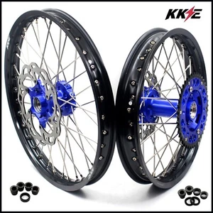 KKE 21/18 Enduro Wheels Rims Fit Husaberg FE FC 250 350 450 501 04-14 Discs Kit - Foto 1 di 14