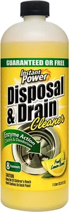 Instant Power Disposal and Drain Cleaner Liquid Enzyme Clog Remover, 33.8 Fl oz - Picture 1 of 14