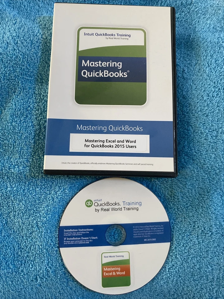 Intuit Training Mastering Excel And Word For QuickBooks 2015 Users DVD - Image 1 of 3
