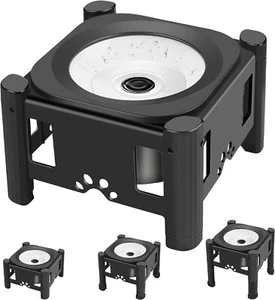 Keepth Elevated Dog Water Bowl 3 Height Adjustable Raised Slow Feeder Dog Bowls - Picture 1 of 6