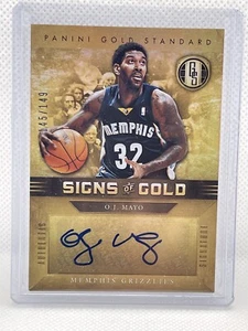 2011-12 Panini Gold Stannard O.J. Mayo Signs of Gold Autograph #145/149 - Picture 1 of 1