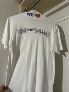 Chrome Hearts Black T Shirt Size large white logo 100% Authentic!! - Picture 1 of 9