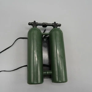 Mochila de aire vintage GI Joe verde Hasbro Tanks con accesorio de gancho de agarre - Imagen 1 de 8