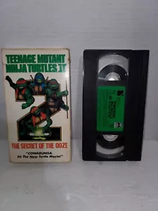 Teenage Mutant Ninja Turtles 2 VHS (1991 1st Release) - Picture 1 of 5