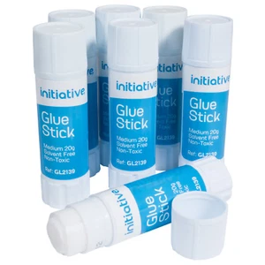 Glue Sticks 20g or 40g Non-Toxic, No Solvent Or Acid Adhesive Craft Office Kids - Picture 1 of 4