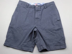 Pantalones cortos para hombre Chaps caqui azul frontal plano talla 33 (medidas 33x8) con cremallera mosca - Imagen 1 de 4