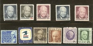 US Scott #1393 - 1400, 1401, & 1402 1970 - 1974 12 Regular Issues MNH - Picture 1 of 1