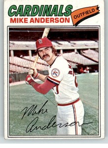 1977 Topps #72 Mike Anderson M1C116