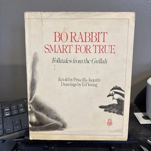 1981 1st ED BO RABBITT SMART FOR TRUE FOLKTALES PRISCILLA JAQUITH HCDJ - Picture 1 of 12