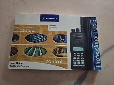 1998 Motorola Model HT1250 Portable Radio User Guide Owner Manual - Image 1 of 4