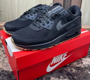 Nike Air Max 90 Negro Gris Humo Goma Reflectante Para Hombre Talla 9 FV0387-001 (NUEVO) - Imagen 1 de 12