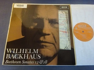 BEETHOVEN - PIANO SONATAS 12 & 18 LP, Wilhelm Backhaus, DECCA LXT 6064 - Imagen 1 de 4