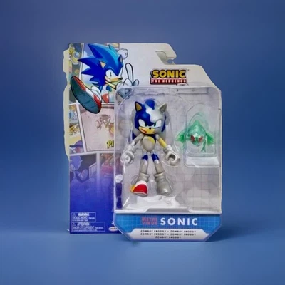 METAL VIRUS SONIC & Zoombot Froggy— Jakks Pacific — 4" Action Figure — NEW - Image 1 of 2