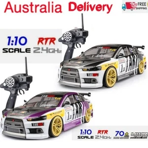 Nuevo coche de carreras a escala 1:10 70 km/h alta velocidad 4x4 RC 2,4 GHz RTR RC vehículo de deriva - Imagen 1 de 12