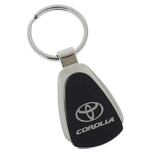 Toyota Corolla Black Tear Drop Key Chain - Picture 1 of 3