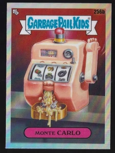 2024 Garbage Pail Kids Chrome 7 #256b Monte Carlo REFRACTOR - Picture 1 of 2