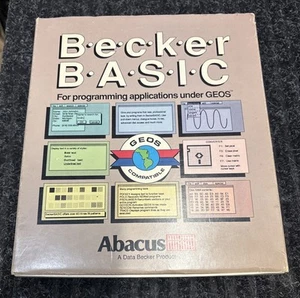 BeckerBasic From Abacus complet en boîte GEOS Development Commodore 64 128 - Photo 1/3