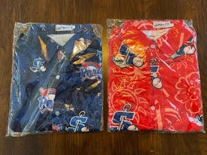 Stockton Ports 2023 & 2024 SGA XL Button Up Hawaiian Shirt MiLB A’s Athletics - Picture 1 of 2