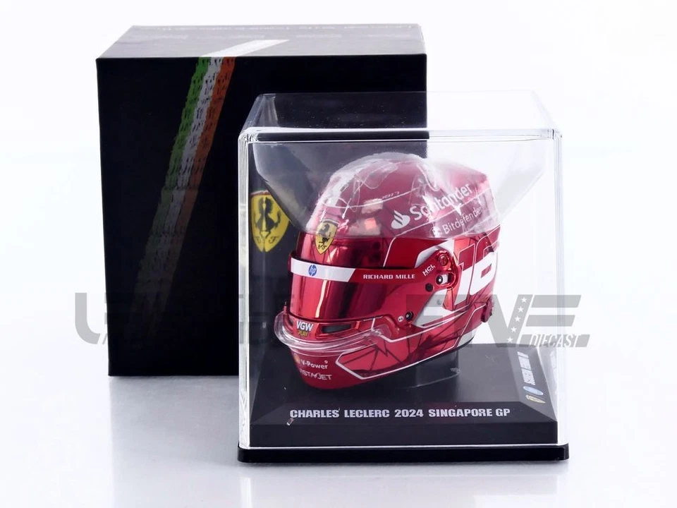 LOOKSMART 1/5 - CASQUE CHARLES LECLERC - SINGAPORE GP 2024 LSHEL006 - Image 1 of 1